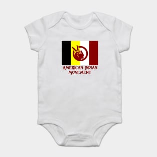 Flag of the American Indian Movement Baby Bodysuit